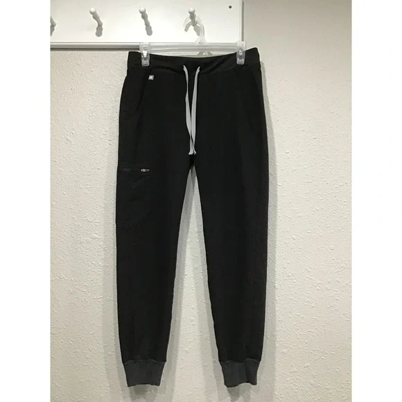 FIGS Women's Zamora Jogger Scrub Pants Black Size S/P Medical Nursing Vet Doctor - Picture 2 of 7